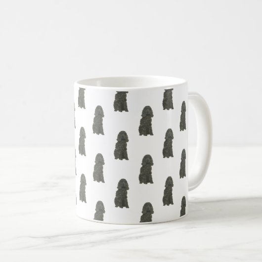 Cocker Spanisch (Schwarz) Kaffeetasse (VorderseiteRechts)