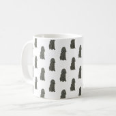 Cocker Spanisch (Schwarz) Kaffeetasse (Vorderseite Links)