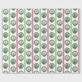 Cocker Spanisch Weihnachtswrapping Paper Geschenkpapier (Flach)