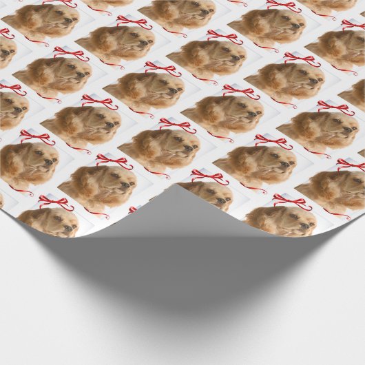 Cocker Spanisch Wrapping Paper Geschenkpapier (Ecke)