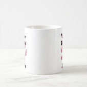 Cocker Spanische Mama Pink Pawprint Kaffeetasse (Mittel)