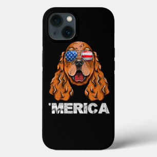 Cocker Spanische Sonnenbrille American USA Flag 4t Case-Mate iPhone Hülle