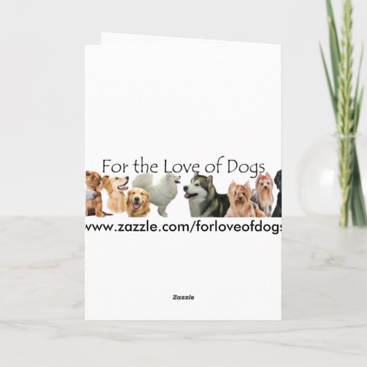 Cocker Spanische Weihnachtskarte Feiertagskarte (Rückseite)