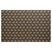 Cocker Spanischer Hund schwarzes Muster Stoff (Fat Quarter (45,7 x 55,9 cm))