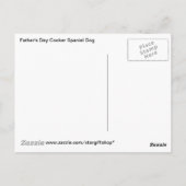 Cocker Spanischer Hund zum Vater Postkarte (Rückseite)