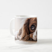 Cocker Spanischer Junghund Niedlicher Kaffeetasse (Vorderseite Links)