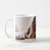 Cocker Spanischer Junghund Niedlicher Kaffeetasse (Links)
