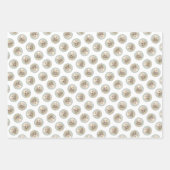 Cocker Spanischmalerei Buff Gold Original Hundekun Geschenkpapier Set (Vorderseite 2)