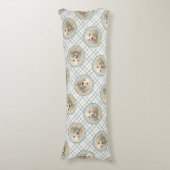 Cocker Spanischmalerei Buff Gold Original Hundekun Seitenschläferkissen (Vorderseite Vertikal)