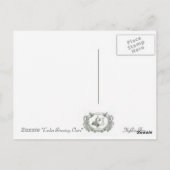 Cocker Zeichnend, Claire Postkarte (Rückseite)