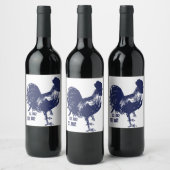Cockerel Est. 1882 Weinetikett (Flaschen)