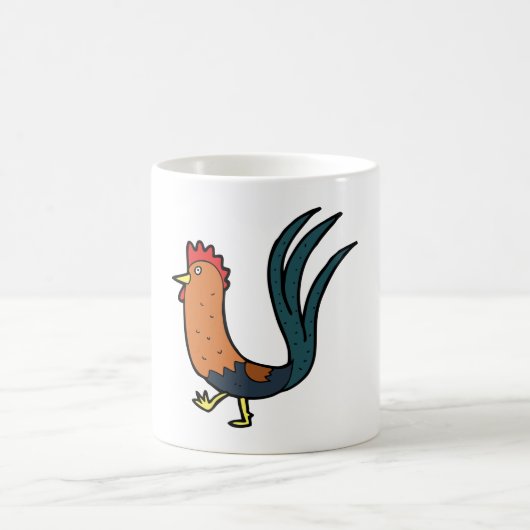 Cockerel Kaffeetasse (Mittel)