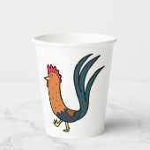 Cockerel Pappbecher (Vorderseite)