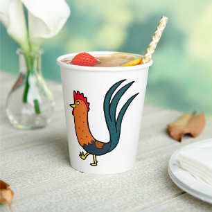 Cockerel Pappbecher