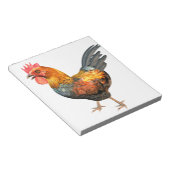 Cockerel Rooster Notizblock (angewinkelt)