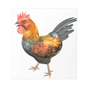 Cockerel Rooster Notizblock