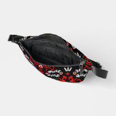 Cockerel Skandinavien Folklore Bauchtasche (Offen)