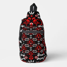 Cockerel Skandinavien Folklore Crossbody Bag