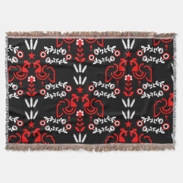 Cockerel Skandinavien Folklore Decke