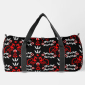 Cockerel Skandinavien Folklore Duffle Bag (Rückseite)