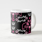 Cockerel Skandinavien Folklore Jumbo-Tasse (Vorderseite Rechts)
