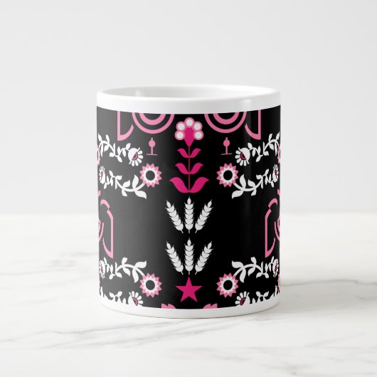 Cockerel Skandinavien Folklore Jumbo-Tasse (Vorderseite)