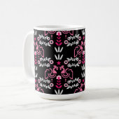 Cockerel Skandinavien Folklore Kaffeetasse (Vorderseite Links)