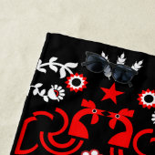 Cockerel Skandinavien Folklore Strandtuch (Beispiel)