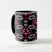 Cockerel Skandinavien Folklore Tasse (Vorderseite Links)
