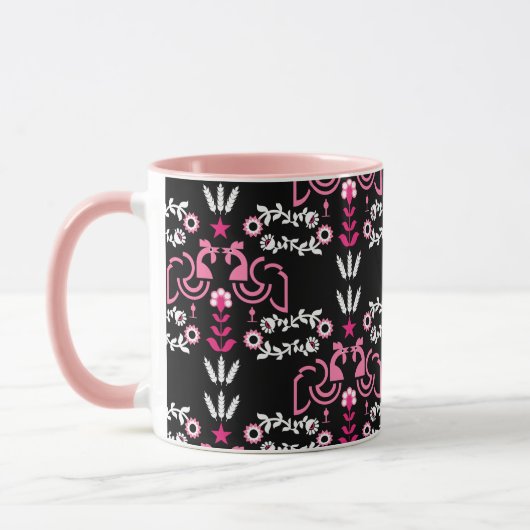 Cockerel Skandinavien Folklore Tasse (Links)