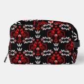 Cockerel Skandinavien Folklore Waschbeutel (Rückseite)