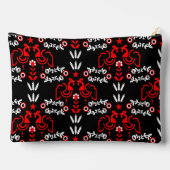 Cockerel Skandinavien Folklore Zubehörtasche (Rückseite)