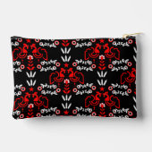 Cockerel Skandinavien Folklore Zubehörtasche (Rückseite)