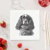 Cockergläser Serviette (Beispiel)