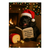 Cockerpoo 'Cheese Tax' Christmas card (Vorne)