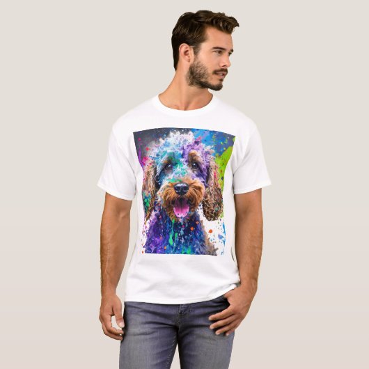 Cockerpoo Dog T-Shirt (Vorne ganz)