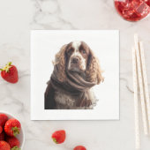 Cockerschal Serviette (Beispiel)