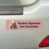 Cockerspaniel Blondie Autoaufkleber (Auf Auto)
