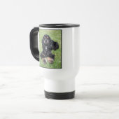 Cockerspaniel-Foto auf Reise-Tasse Reisebecher (Vorderseite Links)