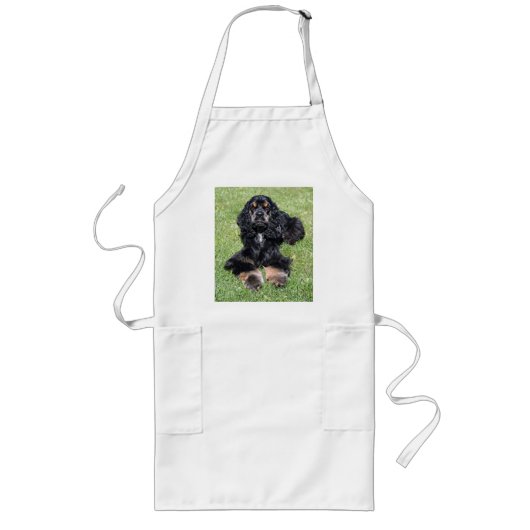 Cockerspaniel-Foto Lange Schürze (Vorne)