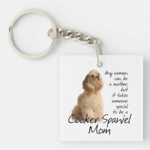 Cockerspaniel-Mama-Schlüsselanhänger Schlüsselanhänger