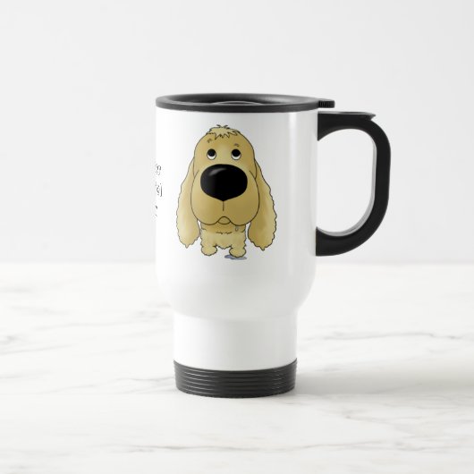 Cockerspaniel-Mama-Tasse Reisebecher (Rechts)