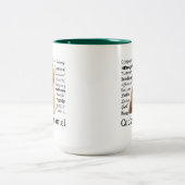 Cockerspaniel-Merkmal-Tasse Zweifarbige Tasse (Mittel)