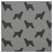 Cockerspaniel-Silhouette-Muster Stoff (Muster)