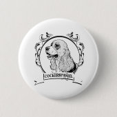 Cockerspaniel T - Shirt Button (Vorderseite)