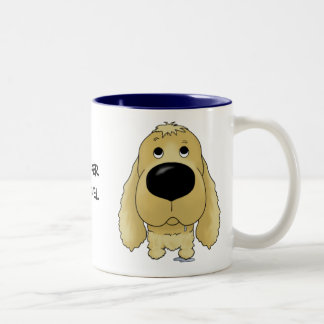 Cockerspaniel-Tasse Zweifarbige Tasse