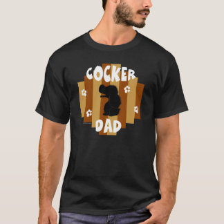 Cockerspaniel-Vater-Dunkelheits-T - Shirt