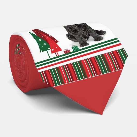 Cockerspaniel-WeihnachtsKrawatte Krawatte (Gerollt)