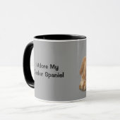 Cockerspanielfreckles-Tasse Tasse (Vorderseite Links)