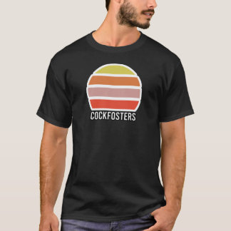 Cockfosters Vintage-Sonnenuntergang Retro-London-A T-Shirt